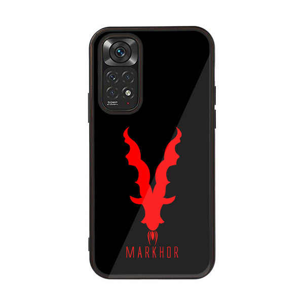 Xiaomi Redmi Note 11 Pro/Note 12 Pro Markhor Design 10 Premium Printed Glass soft Bumper shock Proof Case CS-10012 CS-10170