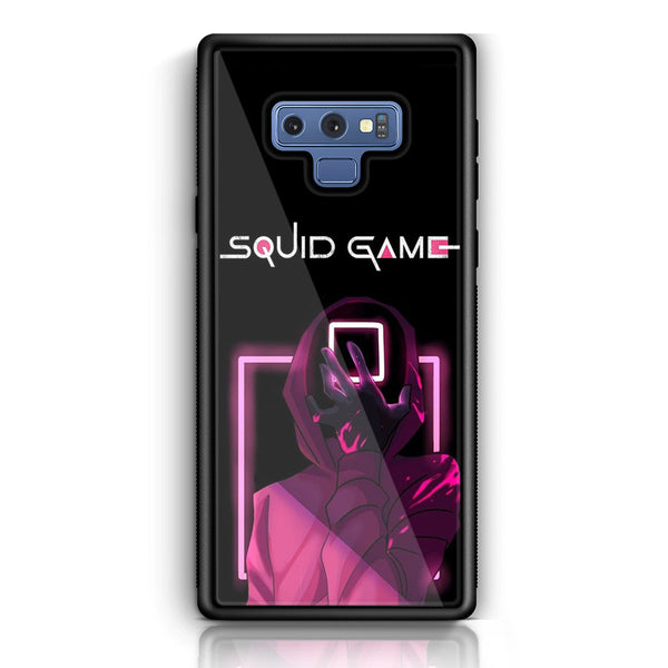 Samsung Galaxy Note 9 - Squid Game Design 10 - Premium Printed Glass soft Bumper shock Proof Case CS-20679