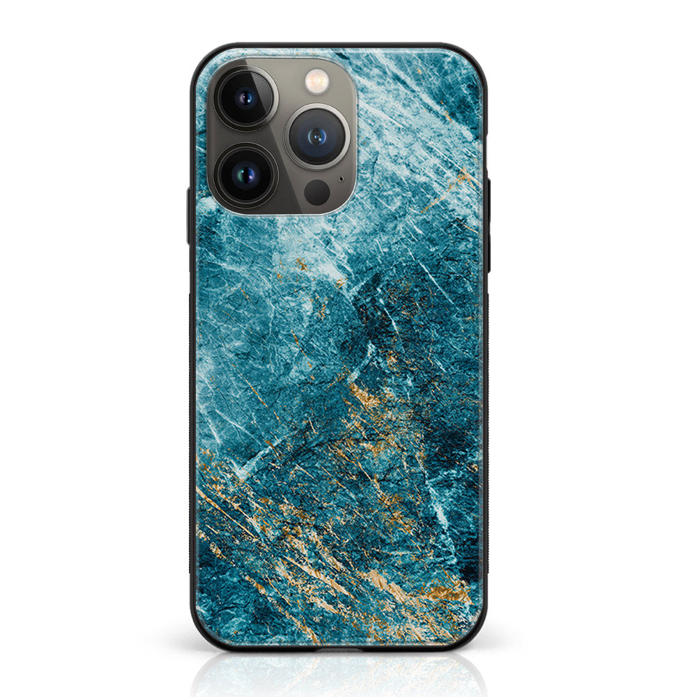 iPhone 12 Pro  - Blue Marble V 2.0 Series - Premium Metal Printed soft Bumper shock Proof Case