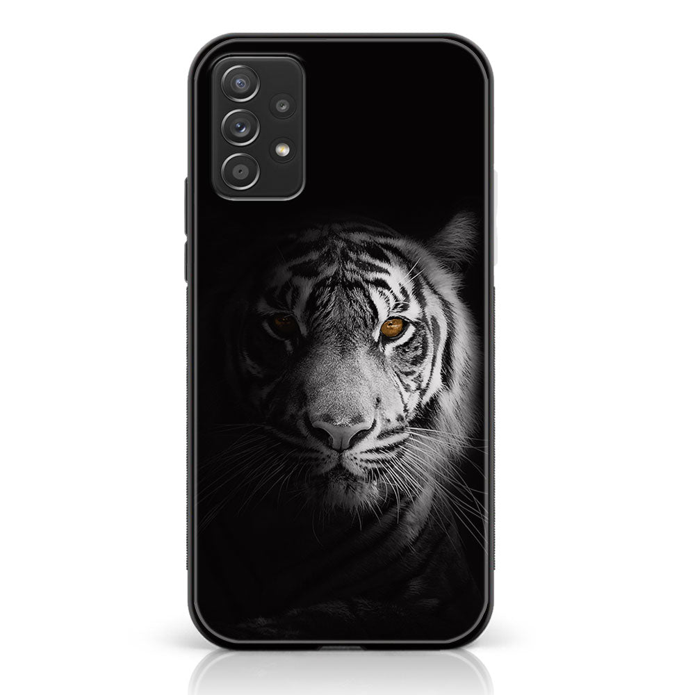 Samsung Galaxy A52 5G- Tiger Art Series - Premium Printed Glass soft Bumper shock Proof Case