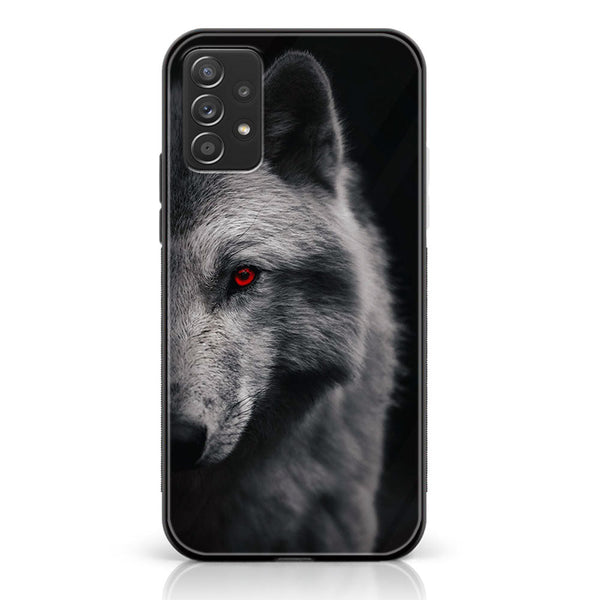 Samsung Galaxy A72 4G - Wolf Design 10 - Premium Metal Printed soft Bumper shock Proof Case CS-34486