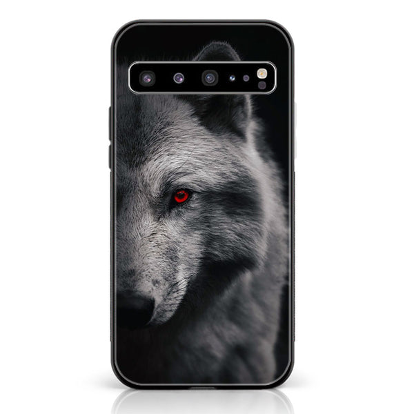 Samsung Galaxy S10 5G - Wolf  Design 10 - Premium Printed Glass soft Bumper shock Proof Case CS-14782