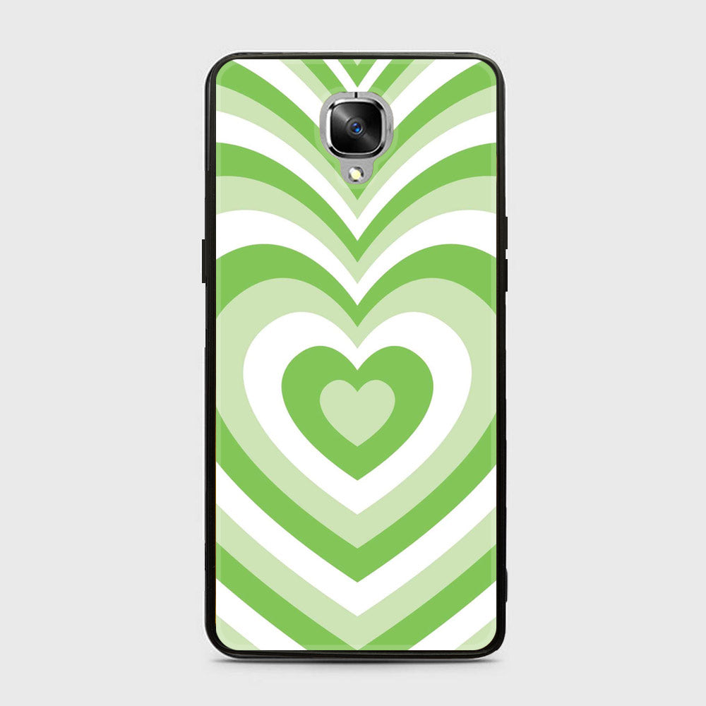 OnePlus 3/3T- Heart Beat Series - Premium Printed Glass soft Bumper shock Proof Case