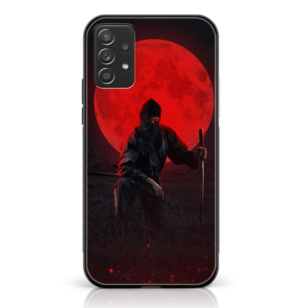 SAMSUNG GALAXY A73 - Ninja Series - Premium Printed Glass soft Bumper shock Proof Case