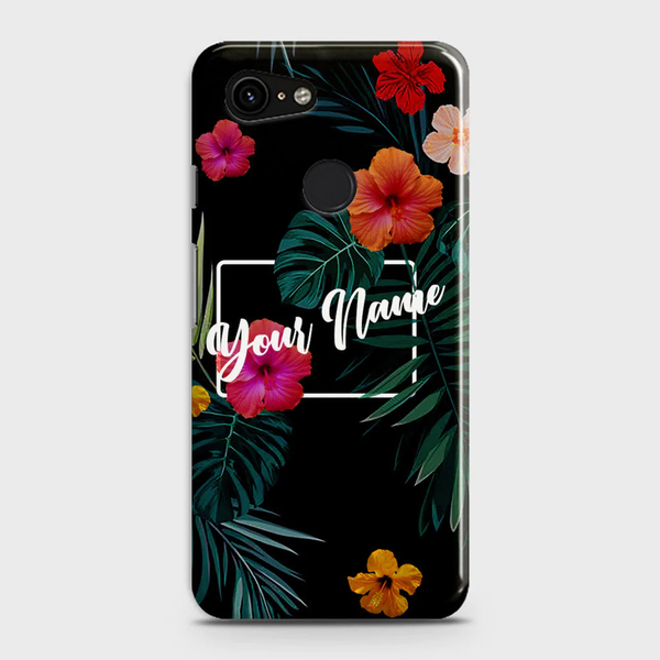 Google Pixel 3  -Floral Series - Matte Finish - Snap On Hard Case with LifeTime Colors Guarantee