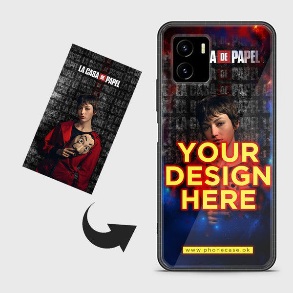 Vivo Y15s - Customize your own - Premium Metal Printed soft Bumper shock Proof Case