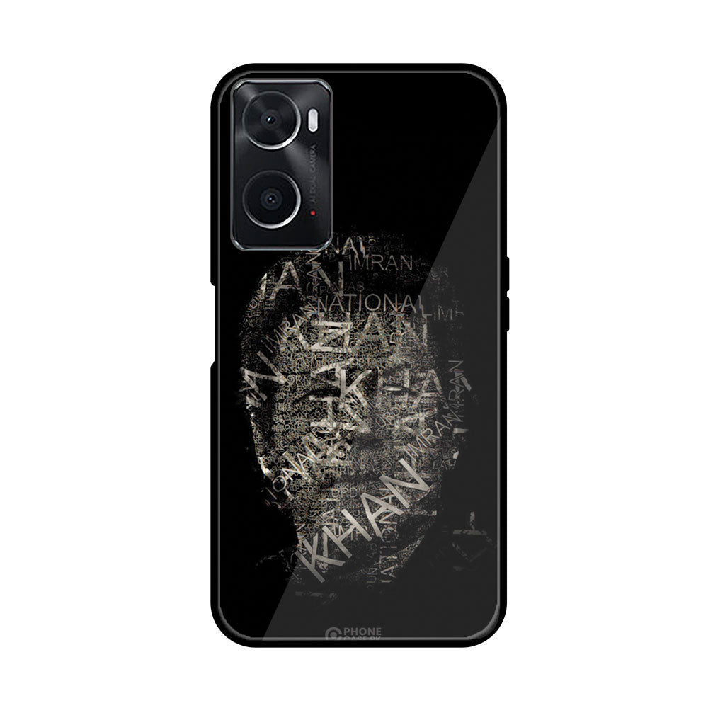 Oppo A76  PTI Series  Premium Printed Glass soft Bumper shock Proof Case