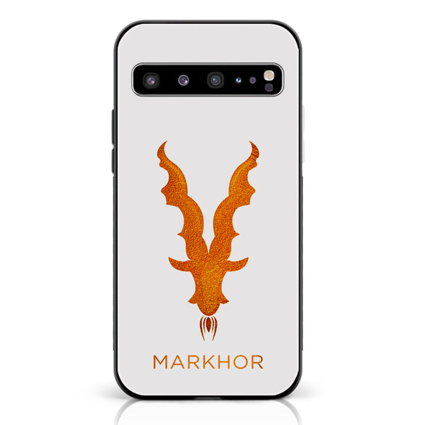 Samsung Galaxy S10 5G - Markhor Design 11 - Premium Printed Glass soft Bumper shock Proof Case CS-21190 CS-23512