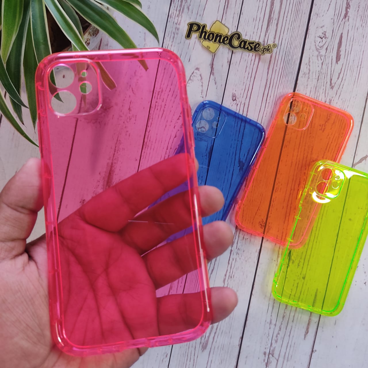 iPhone 11 fluorescent Shockproof transparent soft case