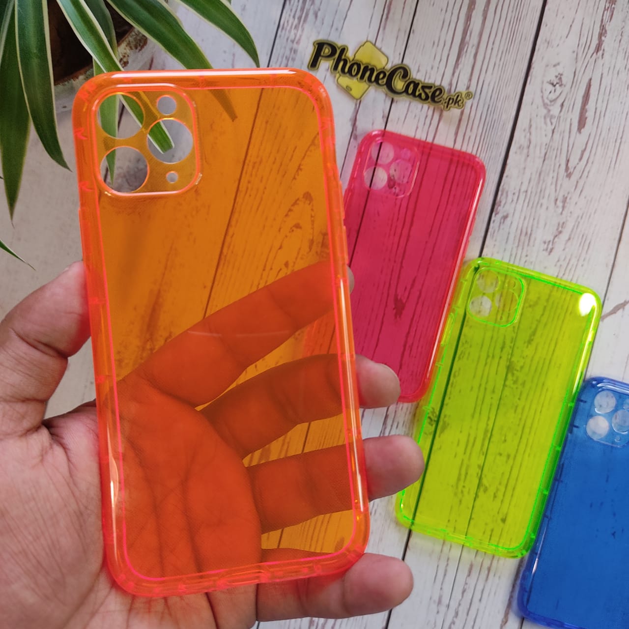 iPhone 11 Pro fluorescent Shockproof transparent soft case