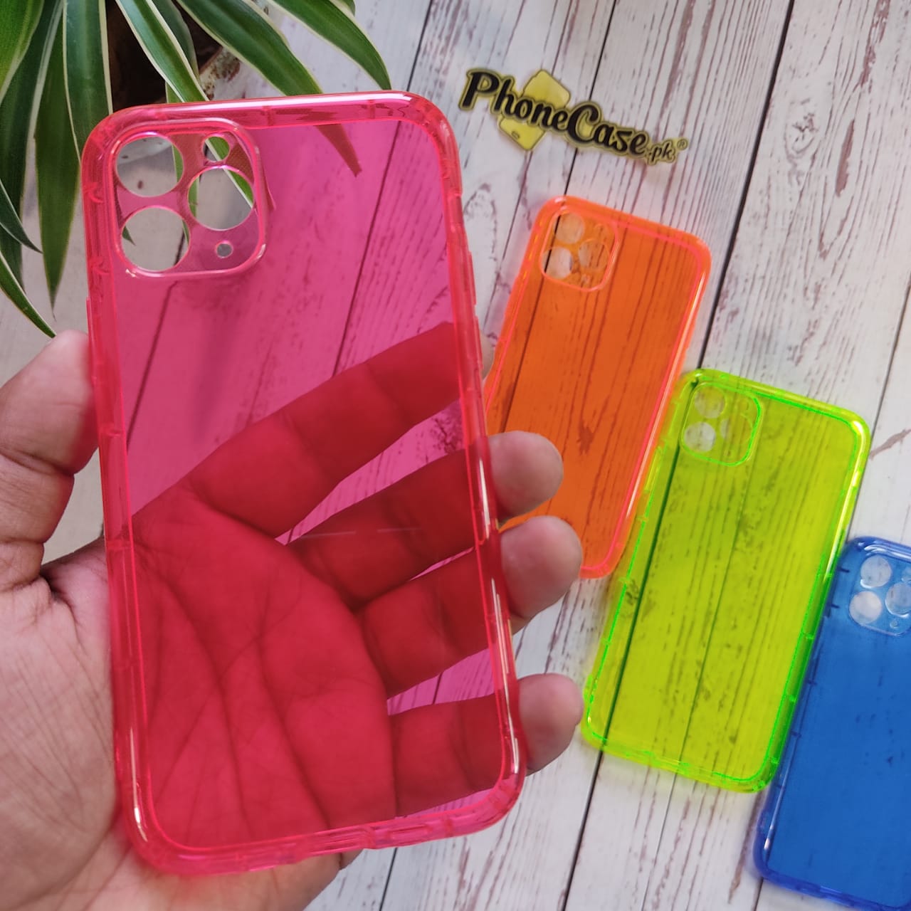 iPhone 11 Pro fluorescent Shockproof transparent soft case