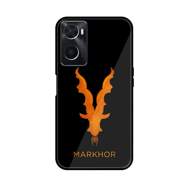 OPPO A96 / OPPO A36/ Oppo A76 Markhor Series  Design 12  Premium Printed Glass soft Bumper shock Proof Case CS-19310 CS-27781