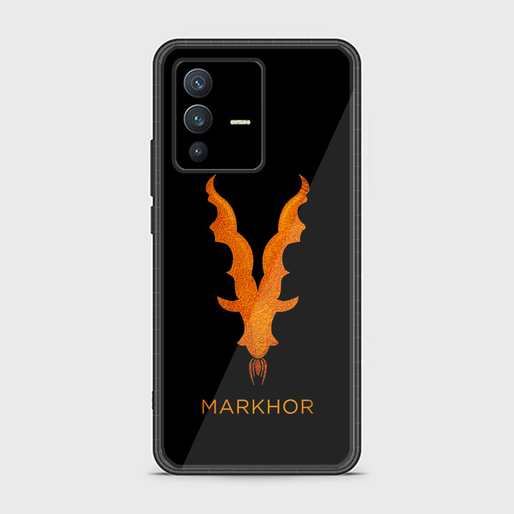 Vivo V23 5G/ Vivo S12 5G Markhor Design 12- Premium Metal  Printed soft Bumper shock Proof Case CS-27747
