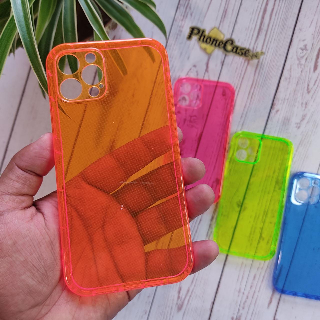 iPhone 12 Pro fluorescent Shockproof transparent soft case