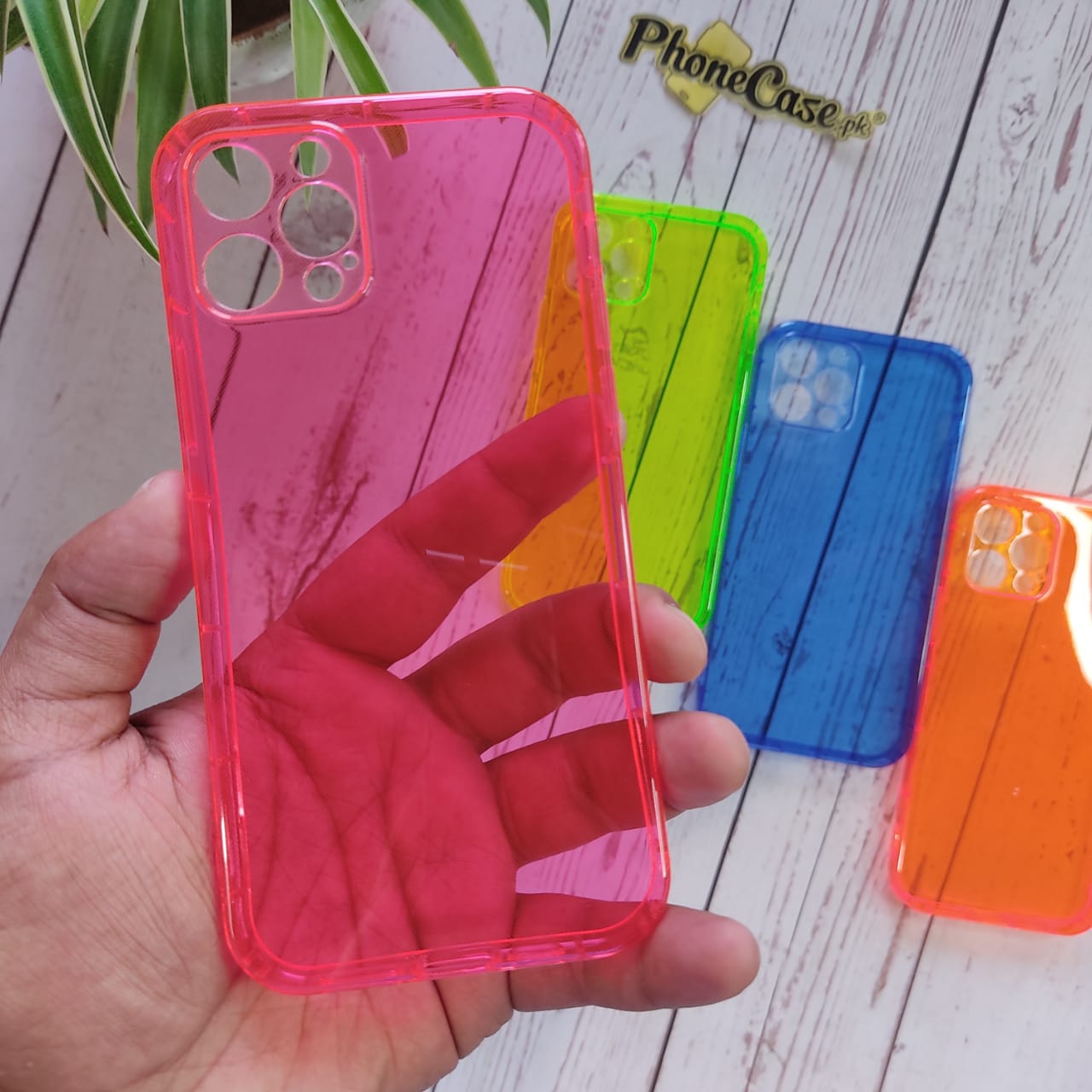 iPhone 12 Pro fluorescent Shockproof transparent soft case