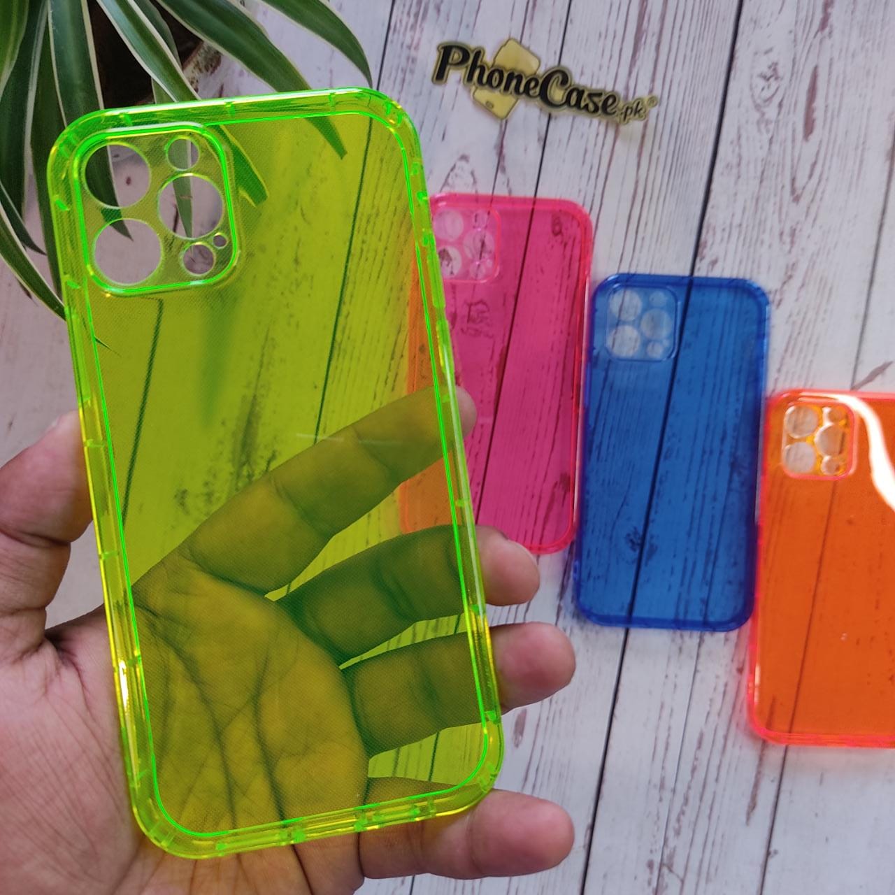 iPhone 12 Pro fluorescent Shockproof transparent soft case