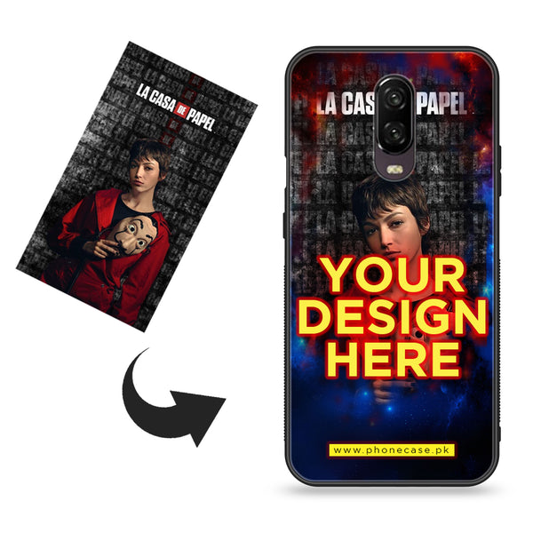 Oneplus 6T- Customize your own - Premium Metal Printed soft Bumper shock Proof Case