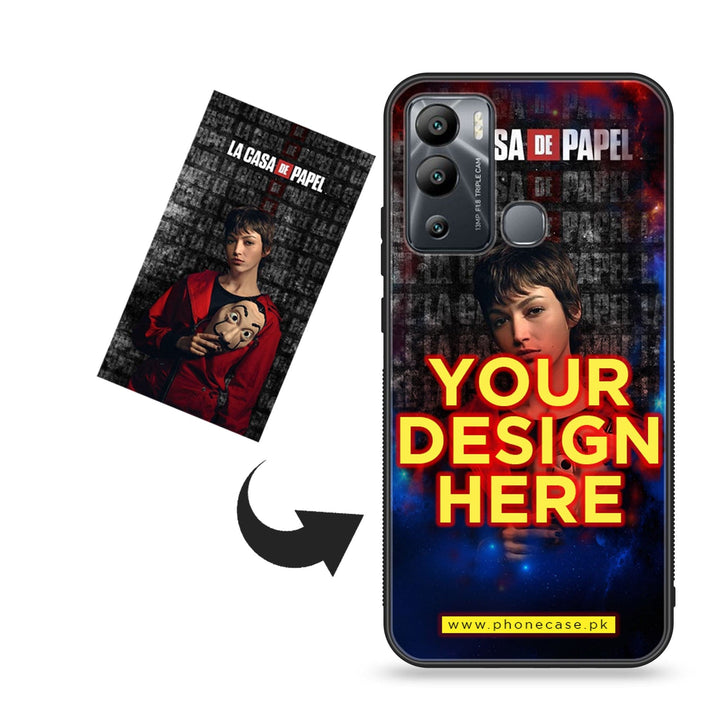 Infinix Hot 12i- Customize your own - Premium Metal Printed soft Bumper shock Proof Case