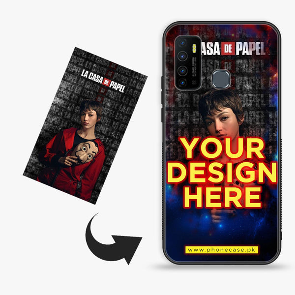 Infinix Hot 9 Play - Customize your own - Premium Metal Printed soft Bumper shock Proof Case