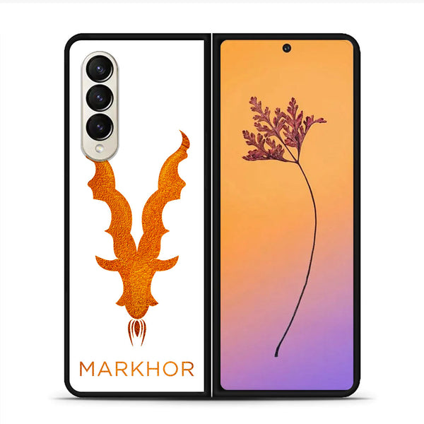 Samsung Galaxy Z Fold 4 Markhor Series - Premium Metal Printed soft Bumper shock Proof Case