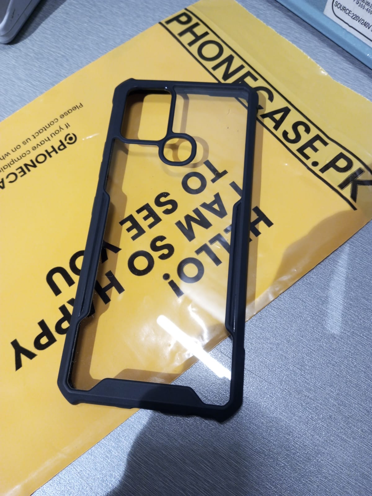Infinix Branded New Hybrid Bumper Shock proof Case With Ultra Clear Back