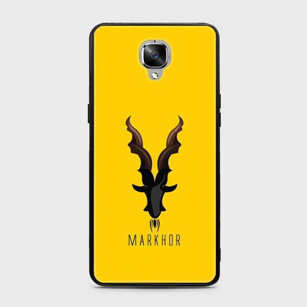 OnePlus 3/3T- Markhor Series - Premium Printed Glass soft Bumper shock Proof Case
