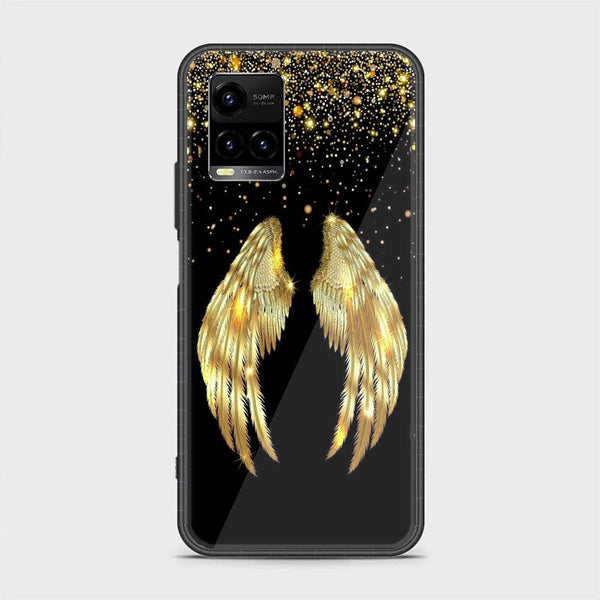 Vivo Y33s Angel Wing S1 Soft Bumper shock Proof Glass Case CS-907