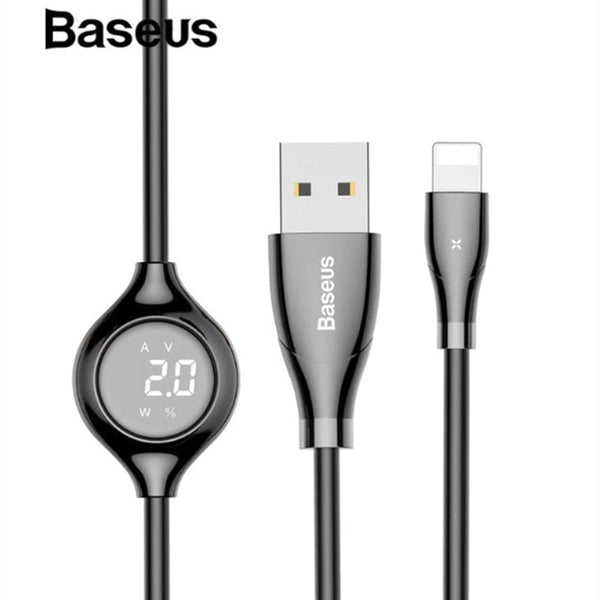 Baseus Big Eye Digital Display USB Fast Charging iPhone Cable