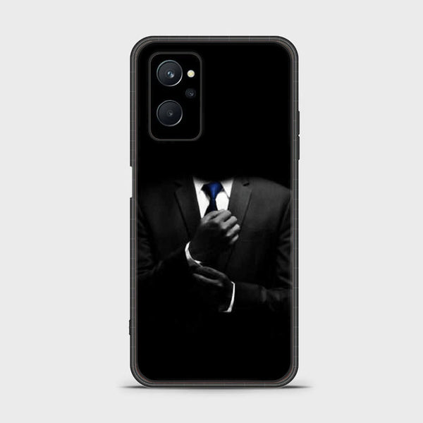 Realme 9i - Black Art Series - Premium Printed Glass soft Bumper shock Proof Case