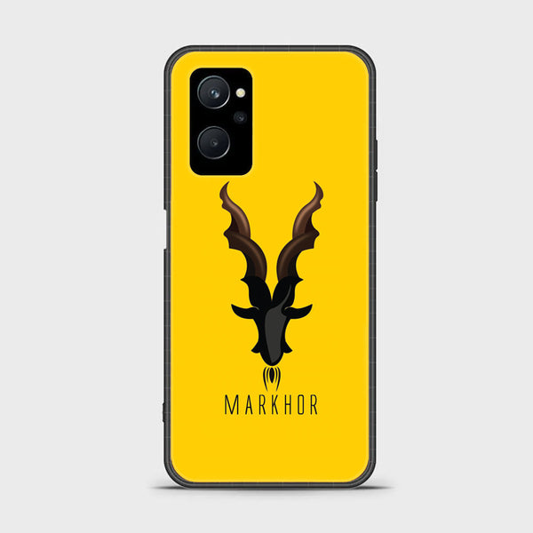 Realme 9i - Markhor Design 1- Premium Printed Glass soft Bumper shock Proof Case CS-13246 CS-29185