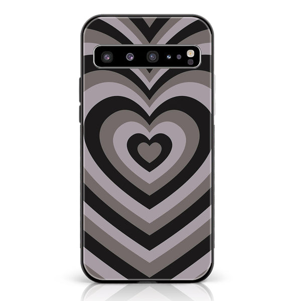 Samsung Galaxy S10 5G - Heart Beat Series - Premium Printed Glass soft Bumper shock Proof Case