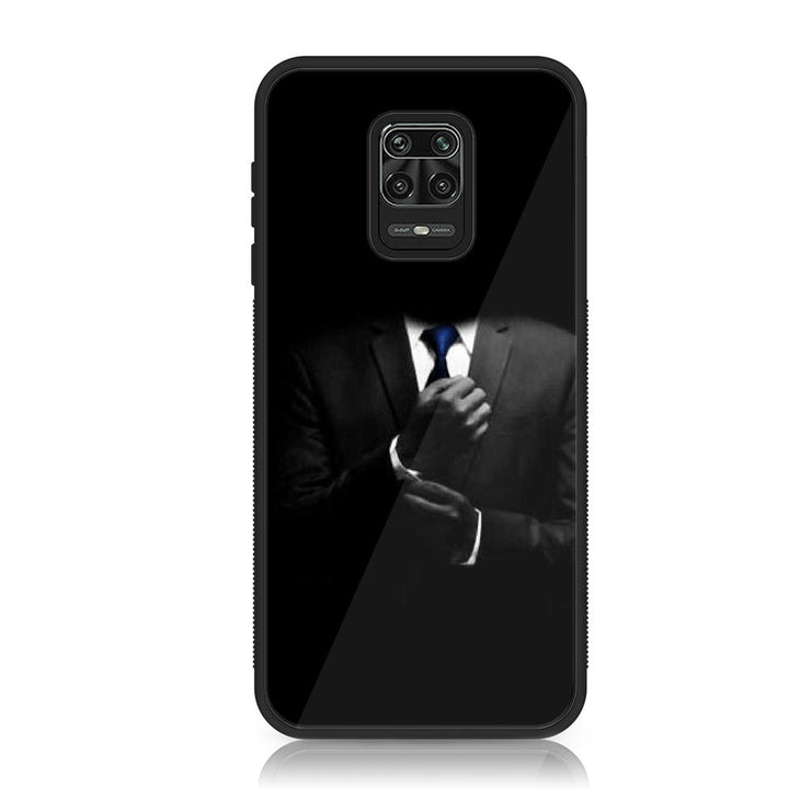 Xiaomi Redmi Note 9S - Black Art Design 1 - Premium Printed Glass soft Bumper shock Proof Case CS-41474 CS-42814