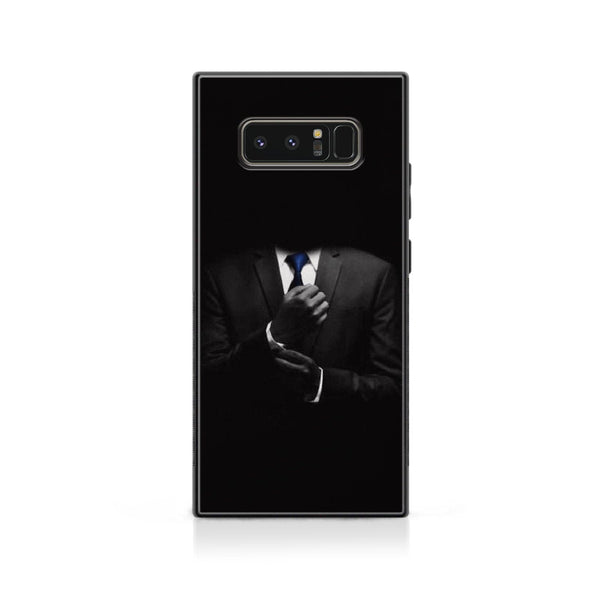 Samsung Galaxy Note 8 - Black Art Series  Design 1 - Premium Metal Printed soft Bumper shock Proof Case CS-19326