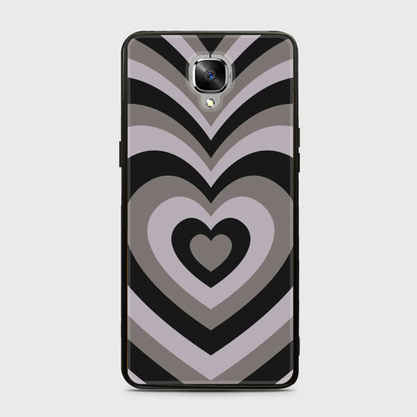 OnePlus 3/3T- Heart Beat Series - Premium Printed Glass soft Bumper shock Proof Case