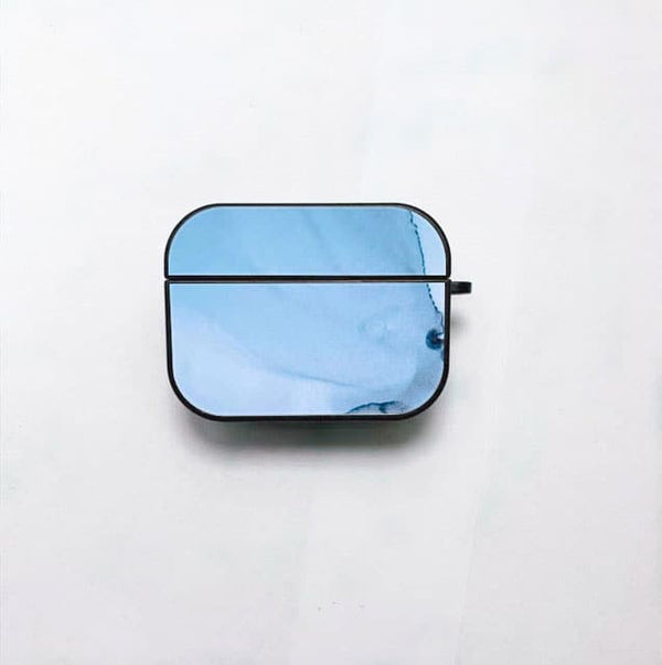 Apple Airpods 3 Blue Marble Series Premium Print with holding clip