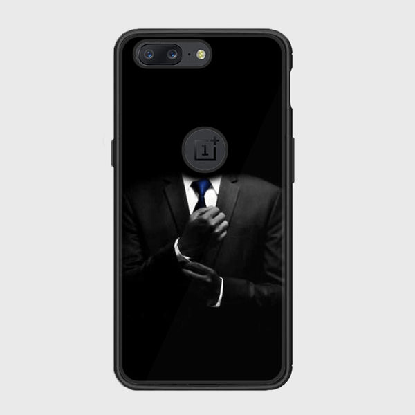 OnePlus 5 - Black Art  Design 1 - Premium Metal Printed soft Bumper Shock Proof Case  CS-37881