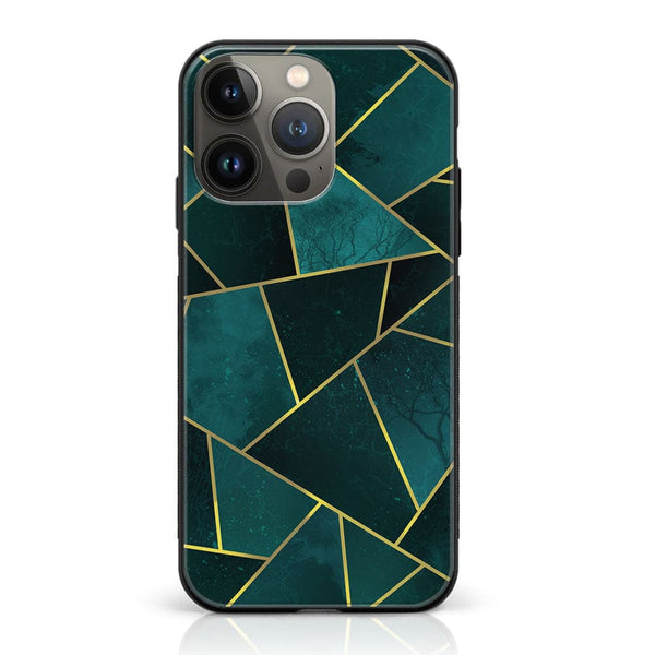 iPhone 12 Pro - Geometric Marble Series - Premium Metal Printed soft Bumper shock Proof Case