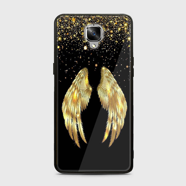 OnePlus 3/3T- Angel Wings Series - Premium Printed Glass soft Bumper shock Proof Case