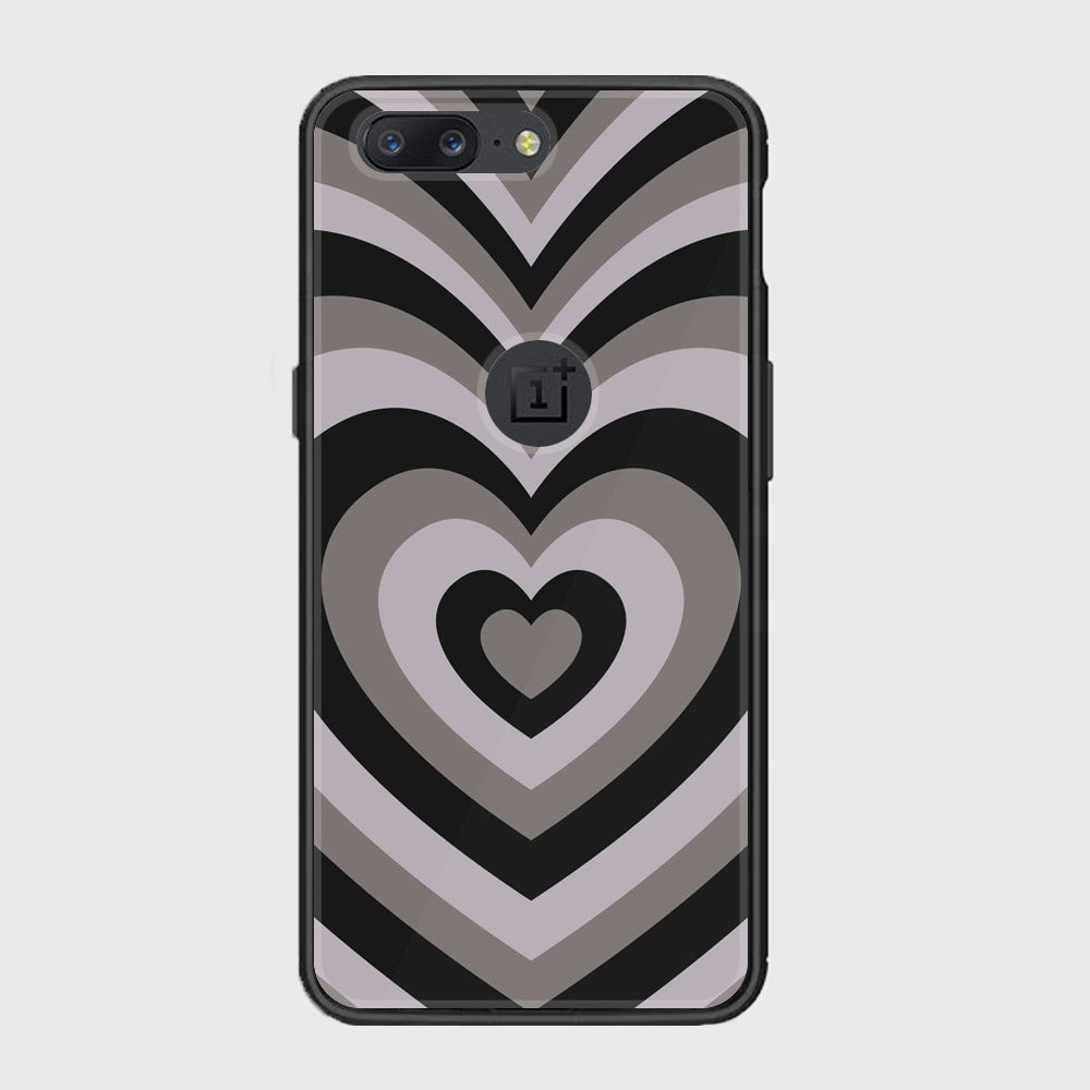 OnePlus 5 - Heart Beat Series - Premium Printed Glass soft Bumper shock Proof Case