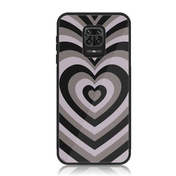 Xiaomi Redmi Note 9s/ Note 9 Pro  - Heart Beat Design - Premium Printed Glass soft Bumper shock Proof Case CS-35520