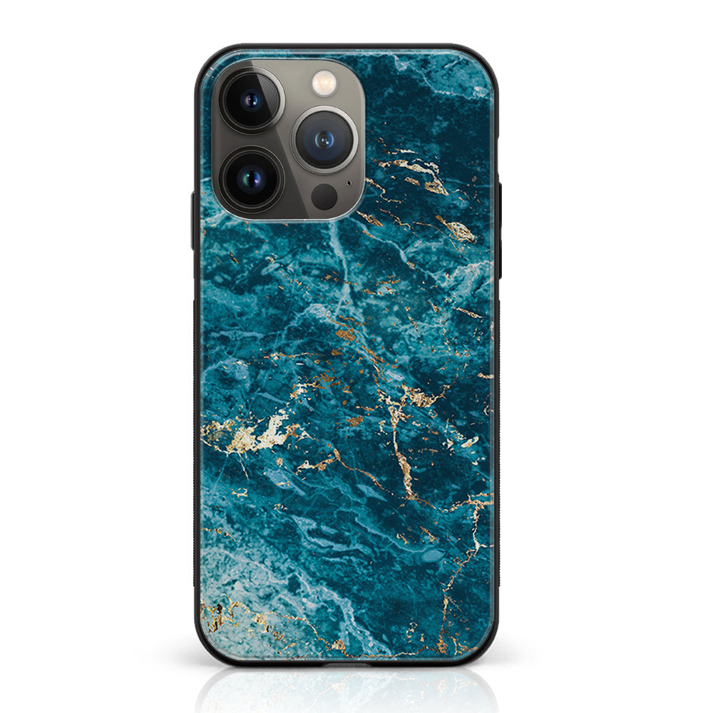 iPhone 12 Pro  - Blue Marble V 2.0 Series - Premium Metal Printed soft Bumper shock Proof Case