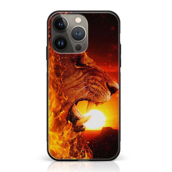iPhone 12 Pro  - Tiger Art Series - Premium Metal Printed soft Bumper shock Proof Case