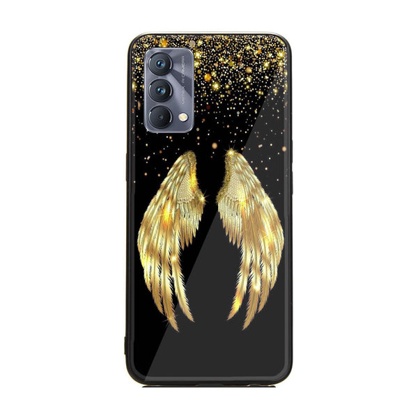 Realme GT Master Edition Angel Wings Design 1 Premium Printed Glass soft Bumper shock Proof Case CS-20851