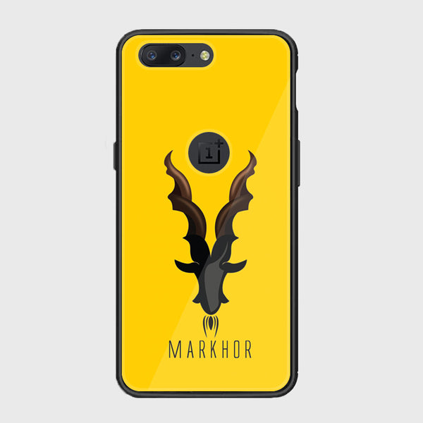 OnePlus 5 - Markhor Series - Premium Printed Glass soft Bumper shock Proof Case