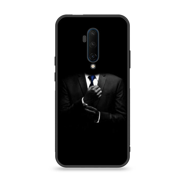 OnePlus 7T Pro - Black Art Design 1- Premium Metal Printed soft Bumper Shock Proof Case CS-51671