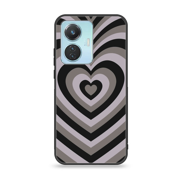 Vivo Y55 4G Heart Beat Series Premium Printed Glass soft Bumper shock Proof Case
