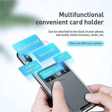 Baseus Universal Phone Back Wallet Card Slots