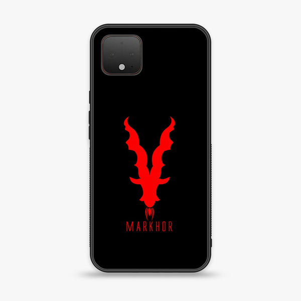 Google Pixel 4 XL - Markhor Design 10 - Premium Printed Glass soft Bumper shock Proof Case CS-19834