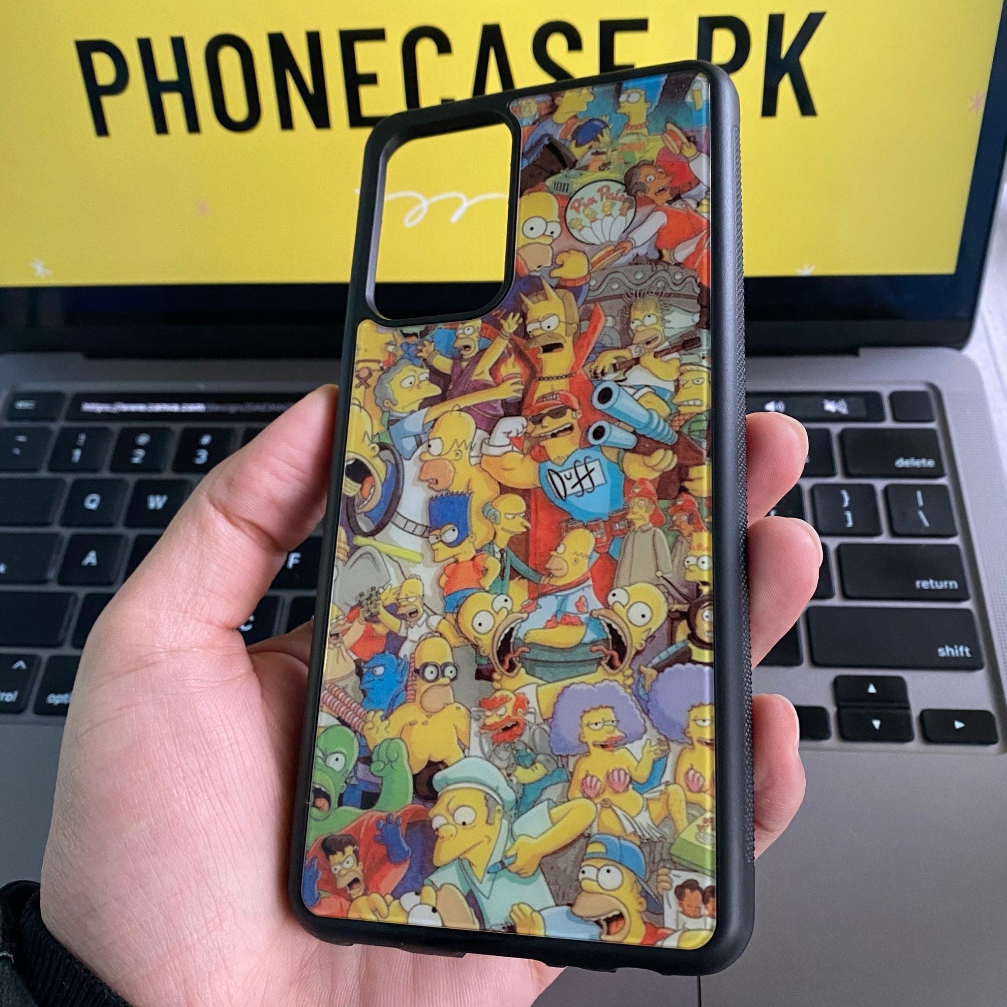 Galaxy A52/ Galaxy A52s - The Simpsons - Premium Printed Glass soft Bumper shock Proof Case CS-21265