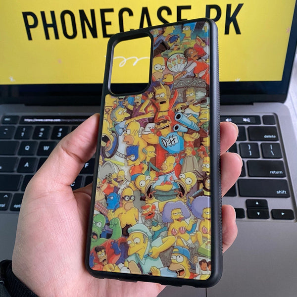 Galaxy A52/ Galaxy A52s - The Simpsons - Premium Printed Glass soft Bumper shock Proof Case CS-21265